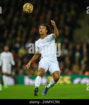 Norwich, Royaume-Uni. 12th févr. 2022. 12 février 2022 - Norwich City / Manchester City - Premier League - Carrow Road Nathan a fait le match contre Norwich City à Carrow Road. Crédit photo : crédit: Mark pain/Alamy Live News Banque D'Images