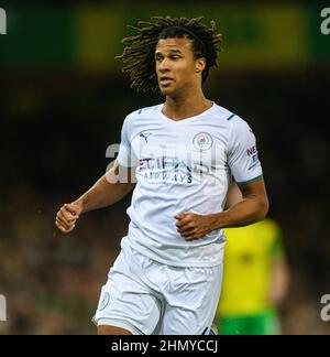 Norwich, Royaume-Uni. 12th févr. 2022. 12 février 2022 - Norwich City / Manchester City - Premier League - Carrow Road Nathan a fait le match contre Norwich City à Carrow Road. Crédit photo : crédit: Mark pain/Alamy Live News Banque D'Images