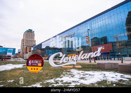 Week-end NBA All-Star à Cleveland, Ohio Banque D'Images