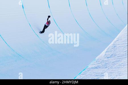 Zhangjiakou, Chine, Jeux olympiques d'hiver de 2022, 11 février 2022 : Shaun White des États-Unis pendant le snowboard au parc des neiges de Zhangjiakou. Prix Kim/CSM. Banque D'Images