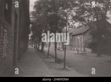 Photo vintage vue de rue vide des années 1910 Hongrie source : photographies originales DROITS-AUTORISATION-INFO-NON-DISPONIBLE Banque D'Images