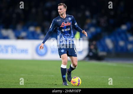 Naples, Italie. 12th févr. 2022. Fabian Ruiz de SSC Napoli pendant la série Un match entre Napoli et FC Internazionale au Stadio Diego Armando Maradona, Naples, Italie, le 12 février 2022. Credit: Giuseppe Maffia/Alay Live News Banque D'Images