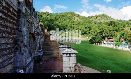 Palais sans souci, en Haïti, île, Caraïbes, Amérique. C'était une résidence royale au début des années 1800, aujourd'hui classée au patrimoine mondial de l'UNESCO. Banque D'Images