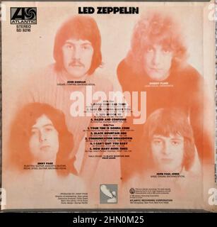 LED Zeppelin, 1960s Rock Music Collection Banque D'Images