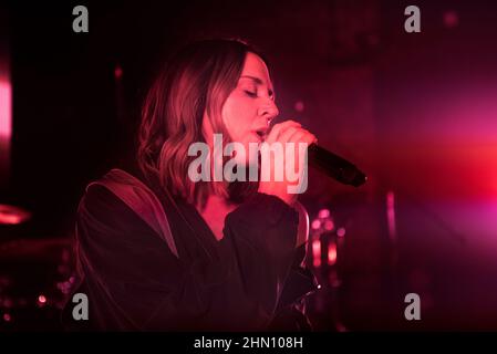 Glasgow, Écosse, 12th février l'ancienne Spice Girl, Melanie C également connue sous le nom de Sporty Spice, Mel C, Melanie Chisholm se produit le soir d'ouverture de sa tournée. Crédit: Chris McNulty/Alay Live News Banque D'Images