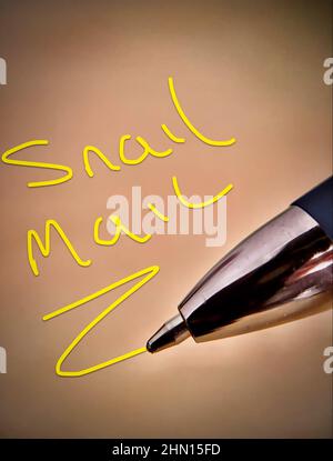 Snail Mail Banque D'Images