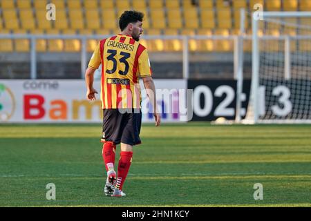 Lecce, Italie. 13th févr. 2022. Arturo Calabresi (US Lecce) pendant US Lecce vs Benevento Calcio, jeu de football italien série B à Lecce, Italie, février 13 2022 crédit: Agence de photo indépendante/Alamy Live News Banque D'Images