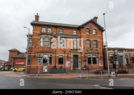 The Lumley Hotel, bar et restaurant à Skegness, East Lindsey, Lincolnshire, Angleterre. Banque D'Images