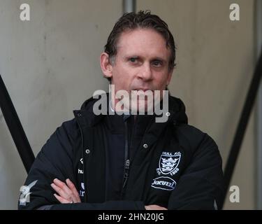 Brett Hodgson entraîneur en chef de Hull FC avant le match Banque D'Images