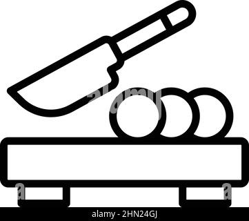Couper le vecteur de contour de l'icône légumes. Nourriture de carotte. Légumes de cuisine Illustration de Vecteur