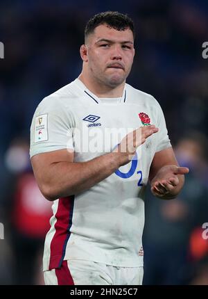 Ellis Genge d'Angleterre après le match Guinness des six Nations au Stadio Olimpico à Rome, Italie. Date de la photo: Dimanche 13 février 2022. Banque D'Images