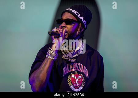 2 Chainz est un rappeur américain, pendant 2022 Legendz du Streetz Miami tour à la FLA Live Arena. Banque D'Images