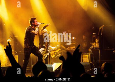 Frank Turner rejoint le Wildhearts ft Ginger en soutenant Frank Turner & The Sleeping Souls à l'académie O2, Newcastle, 13th juillet 2019 Banque D'Images