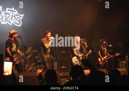 Frank Turner rejoint le Wildhearts ft Ginger en soutenant Frank Turner & The Sleeping Souls à l'académie O2, Newcastle, 13th juillet 2019 Banque D'Images