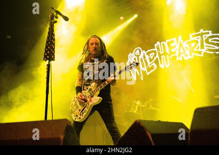 The Wildhearts ft Ginger soutient Frank Turner & The Sleeping Souls à la O2 Academy, Newcastle, 13th juillet 2019 Banque D'Images