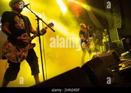 The Wildhearts ft Ginger soutient Frank Turner & The Sleeping Souls à la O2 Academy, Newcastle, 13th juillet 2019 Banque D'Images