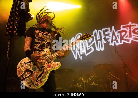 The Wildhearts ft Ginger soutient Frank Turner & The Sleeping Souls à la O2 Academy, Newcastle, 13th juillet 2019 Banque D'Images