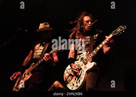 The Wildhearts ft Ginger soutient Frank Turner & The Sleeping Souls à la O2 Academy, Newcastle, 13th juillet 2019 Banque D'Images