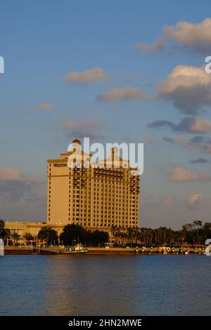Hôtel Westin à Golden Hour Banque D'Images