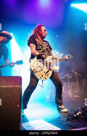 The Wildhearts ft Ginger soutient Frank Turner & The Sleeping Souls à la O2 Academy, Newcastle, 13th juillet 2019 Banque D'Images