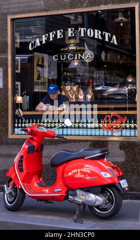 Caffe E Torta dans Royal Arcade, Melbourne, Victoria, Australie Banque D'Images