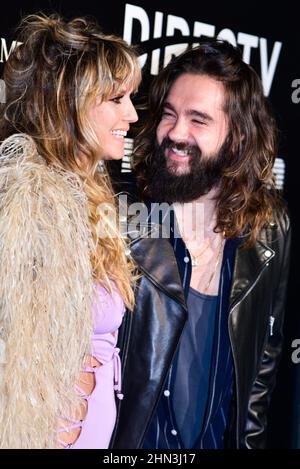 Heidi Klum, Tom Kaulitz assister à la DIRECTV présente Maxim Electric Nights au City Market le 12 février 2022 à Los Angeles, Californie. Photo : Annie Lesser/imageSPACE/MediaPunch Banque D'Images