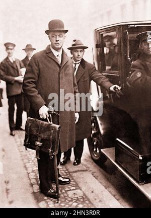 Photo ancienne de Sir Eric Drummond. Sir Eric Drummond (1876-1951) a été le premier secrétaire général de la Société des Nations. Fait ses études au Eton College, Banque D'Images