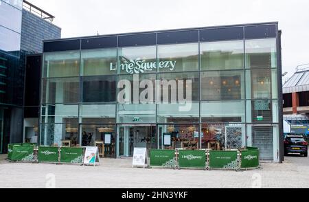 Restaurant thaïlandais Lime Squeezy à Jubilee Square dans la région de Laine Nord à Brighton , Sussex , Angleterre photo prise par Simon Dack Banque D'Images