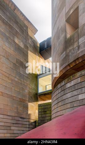 Édimbourg, Écosse, Royaume-Uni - extension du Musée national d'Écosse par Benson & Forsyth Banque D'Images