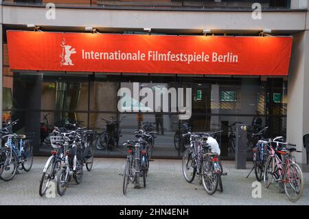 Festival international du film de Berlin 72nd, Potsdamer Platz, Berlin, Allemagne - 13 février 2022. Banque D'Images