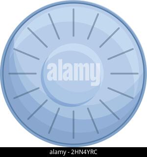 Remplacer le vecteur de dessin animé de l'icône du détecteur de fumée. Capteur d'alarme. Sécurité à domicile Illustration de Vecteur