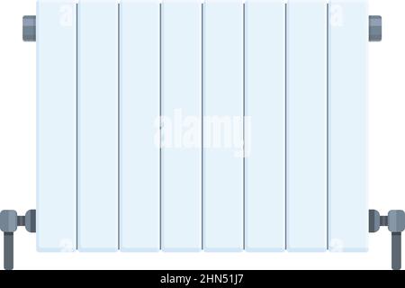 Vecteur de dessin animé de l'icône du convecteur de l'élément chauffant. Salle électrique. Chauffage à domicile Illustration de Vecteur