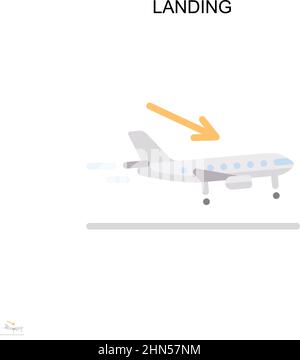 Icône de vecteur simple de renvoi. Modèle de conception de symbole d'illustration pour élément d'interface utilisateur Web mobile. Illustration de Vecteur