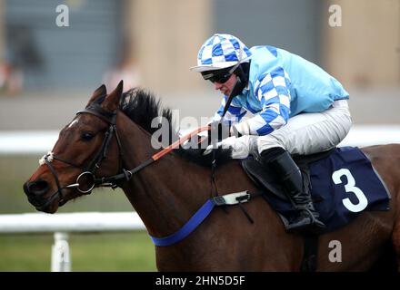 Photo du dossier datée du 06-03-2021 de Erne River, prise par Charlie Hammond. Erne River peut poursuivre sa progression en remportant sa quatrième course successive dans le Racing TV en HD novices Chase at Wetherby. Date de publication : lundi 14 février 2022. Banque D'Images