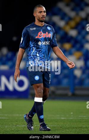 Naples, Italie. 12th févr. 2022. Juan Jesus de SSC Napoli pendant la série Un match de football entre SSC Napoli et FC Internazionale au stade Diego Armando Maradona à Naples (Italie), le 12th février 2022. Photo Andrea Staccioli/Insidefoto crédit: Insidefoto srl/Alamy Live News Banque D'Images