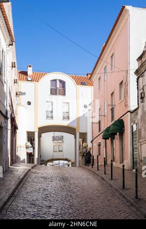Setubal, Portugal - 30 octobre 2020: Détails de l'architecture de Setubal, près de Lisbonne, la capitale et la plus grande ville du Portugal, le 30th octobre, Banque D'Images