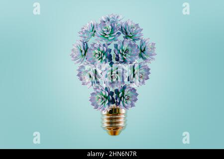 Ampoule avec un rendu de 3D succs Banque D'Images