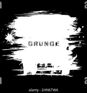 Fond de grunge urbain blanc. Texture du vecteur de coloration. Isolé. Élément de conception sale et flatté pour un effet grundy. Forme de superposition de poussière de détresse Illustration de Vecteur