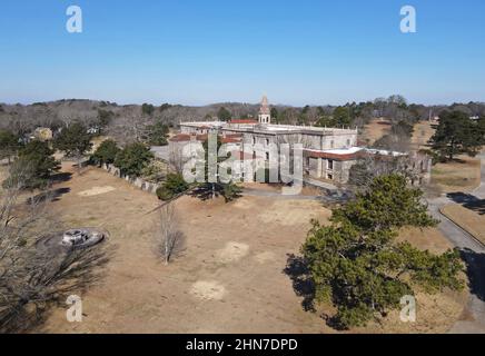 Atlanta, Géorgie, États-Unis. 13th févr. 2022. Lieux de tournage Ozark, Omar Navarro Estate, Atlanta GA sur place pour les lieux de tournage Netflix OZARK, Atlanta, GA le 13 février 2022. Crédit : Derek Storm/Everett Collection/Alay Live News Banque D'Images