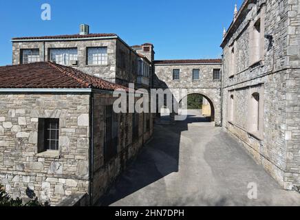 Atlanta, Géorgie, États-Unis. 13th févr. 2022. Lieux de tournage Ozark, Omar Navarro Estate, Atlanta GA sur place pour les lieux de tournage Netflix OZARK, Atlanta, GA le 13 février 2022. Crédit : Derek Storm/Everett Collection/Alay Live News Banque D'Images