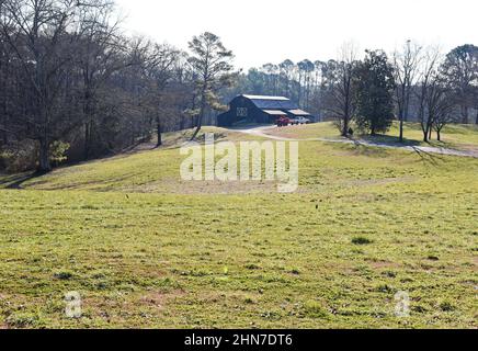 Atlanta, Géorgie, États-Unis. 13th févr. 2022. Sites de tournage d'Ozark, Snell Farm, Alpharetta GA sur place pour les sites de tournage d'OZARK Netflix, Atlanta, GA le 13 février 2022. Crédit : Derek Storm/Everett Collection/Alay Live News Banque D'Images