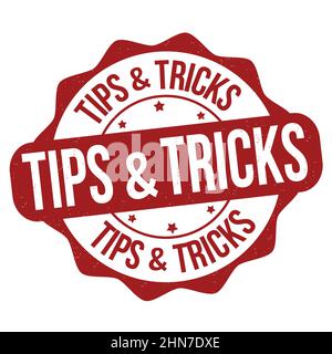 Conseils et astuces pour graser le tampon en caoutchouc sur fond blanc, illustration vectorielle Illustration de Vecteur