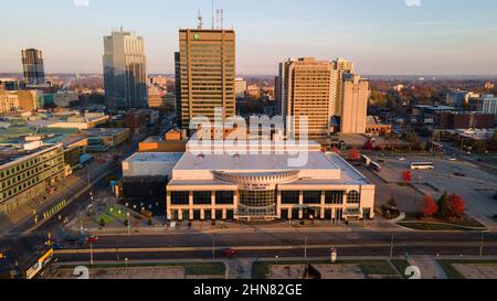 London Ontario Canada 6 2021 nov., RBC place London Aerial. Luke Durda/Alamy Banque D'Images