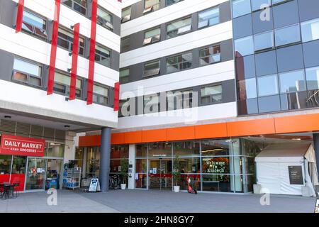 Australian National University l'ANU, logement étudiant sur le campus à Kinloch Lodge, centre-ville de Canberra, ACT, Australie Banque D'Images