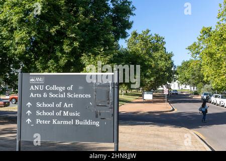 ANU College of Arts and social Sciences, université nationale australienne, centre-ville de Canberra, ACT, Australie Banque D'Images