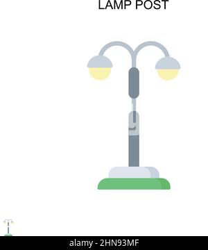 Icône de vecteur simple de montant de lampe. Modèle de conception de symbole d'illustration pour élément d'interface utilisateur Web mobile. Illustration de Vecteur