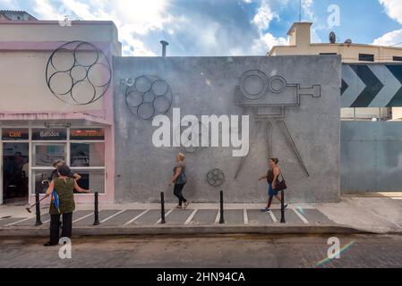 Ville de Camaguey, Cuba, 14 novembre 2016 Banque D'Images