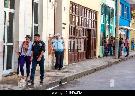 Ville de Camaguey, Cuba, 14 novembre 2016 Banque D'Images