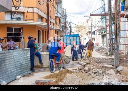 Ville de Camaguey, Cuba, 14 novembre 2016 Banque D'Images