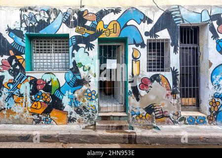 Ville de Camaguey, Cuba, 14 novembre 2016 Banque D'Images